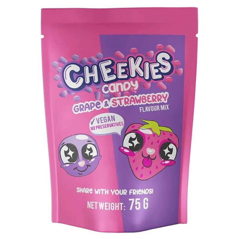 Cheekies Grape Strawberry 75g