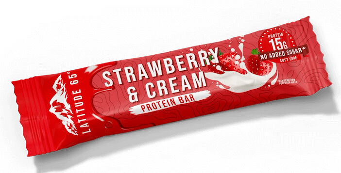 Latitude 65 Proteinbar Strawberry & Cream 45g