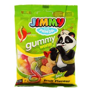 Jimmy The Panda - Sour Worms 80g