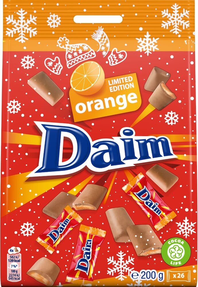 Daim Mini Orange Påse 200g