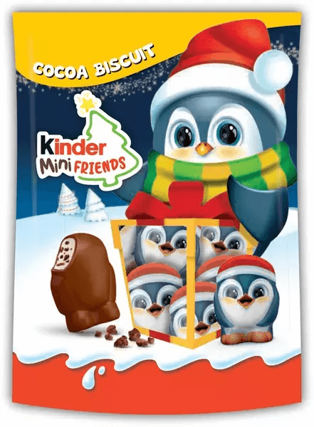 Kinder Mini Friends Biscuit Chrismas 122g (BF: 2025-04-20)