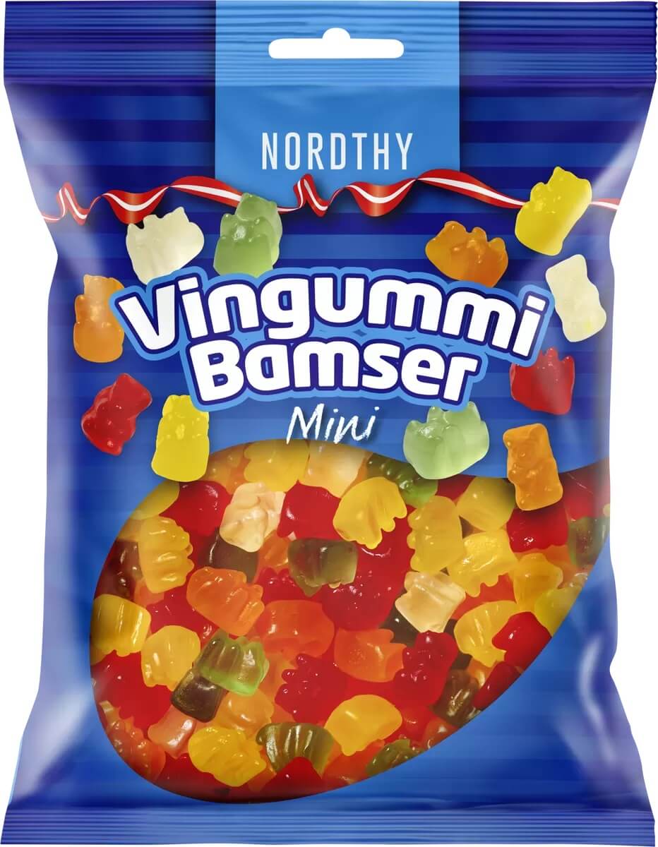 Nordthy Gummibjörnar Mini 170g