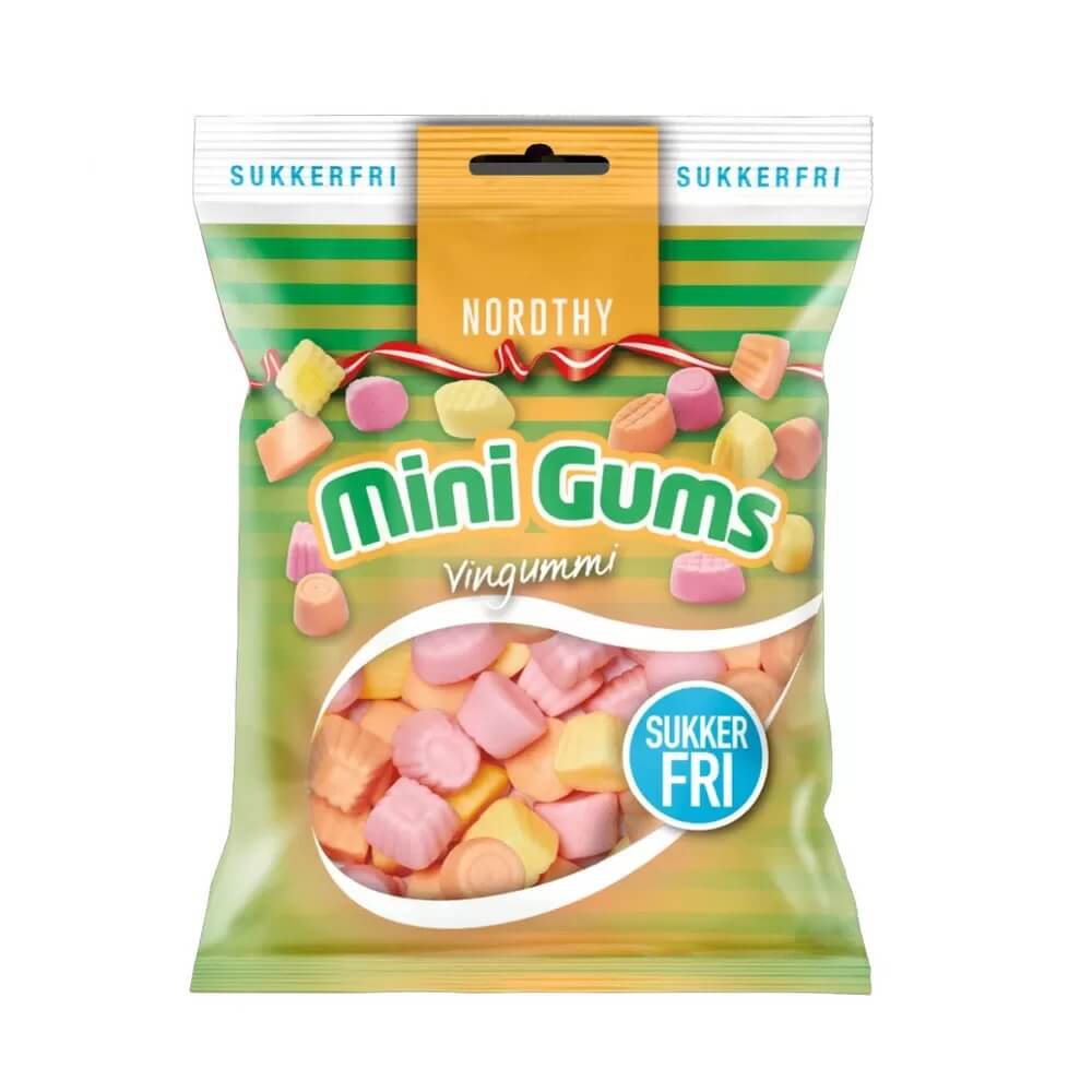 Nordthy Mini Gums Sockerfri 65g