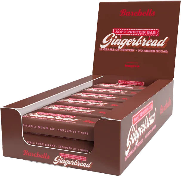 Barebells Soft Protein Bar Gingerbread 55g x 12st
