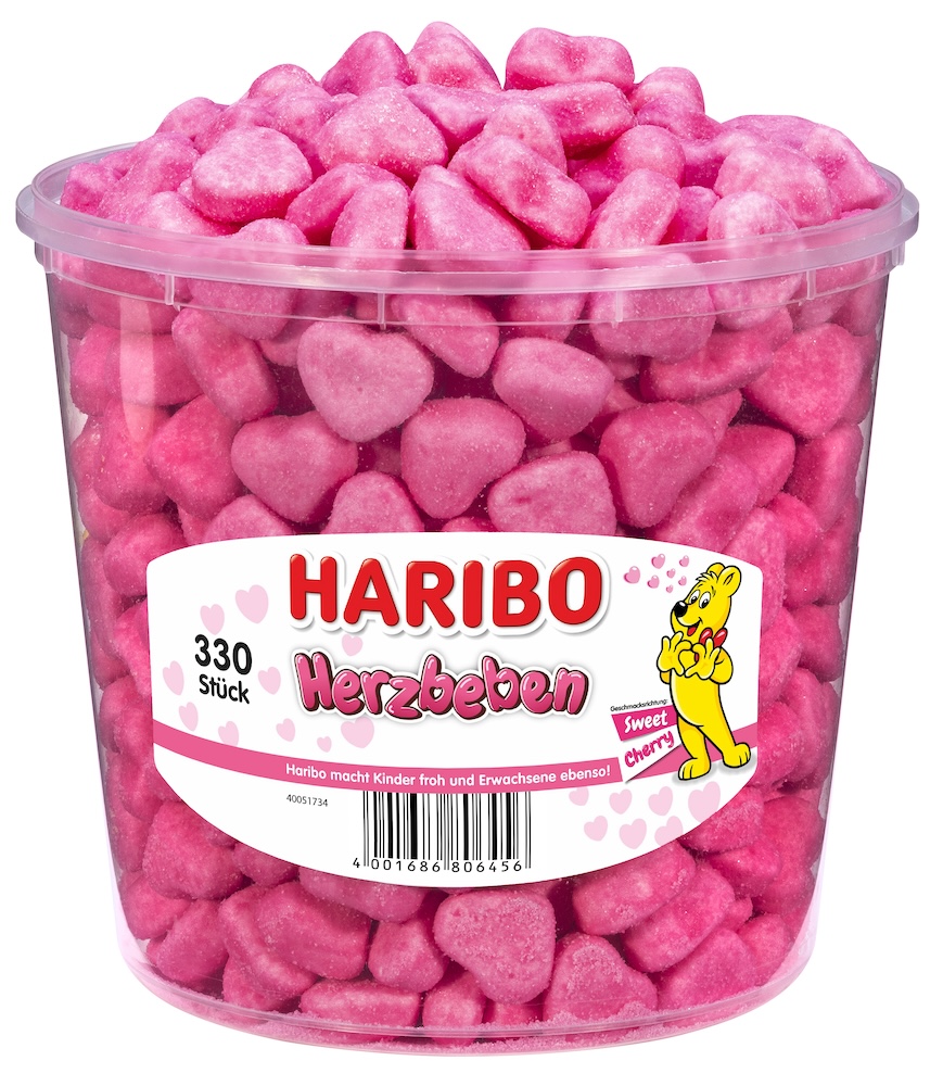 Haribo Herzbeben Sweet Cherry 1.2kg