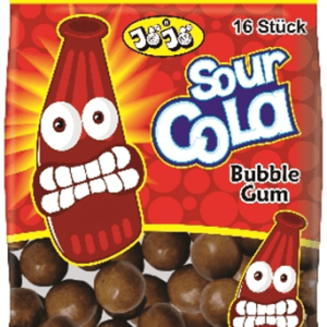 Jojo Sour Cola Bubblegum 80g
