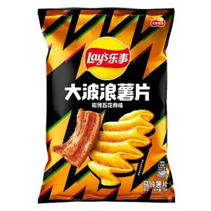 Lays Wavy Grilled Pork Belly Flavor Chips 70g