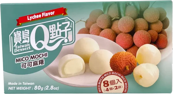 Taiwan Dessert - Mico Mochi Lychee Flavour 80g