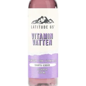 Latitude 65 Vitaminvatten - Svarta Vinbär 50cl