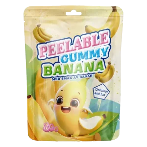 Peelable Gummy Banan 80g