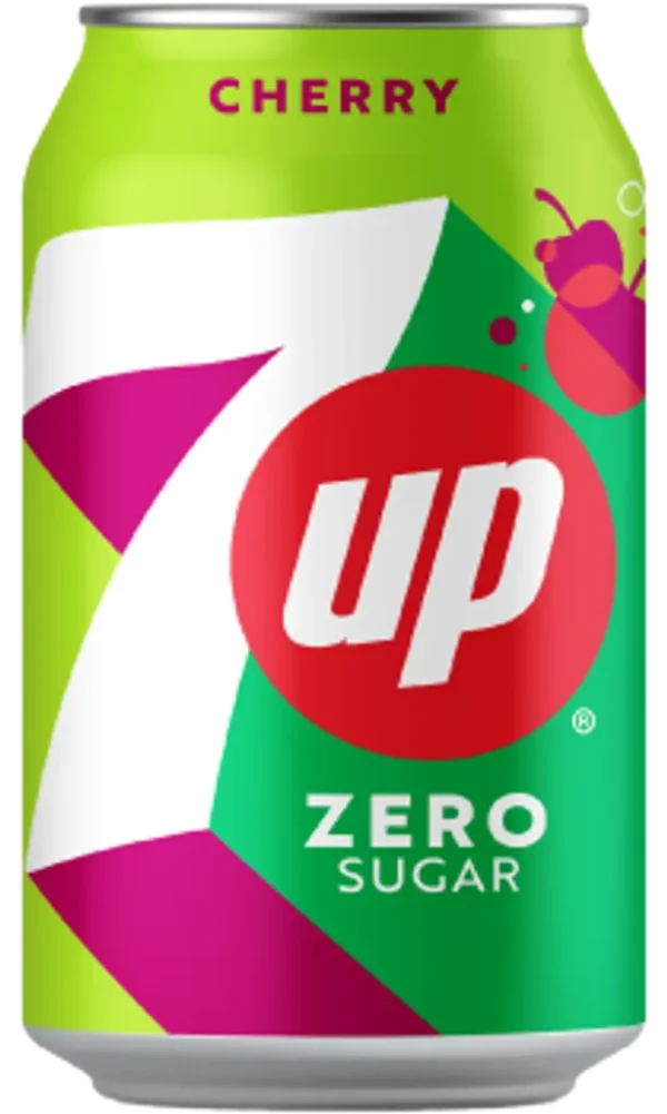 7UP Cherry ZERO 355ml x 24st