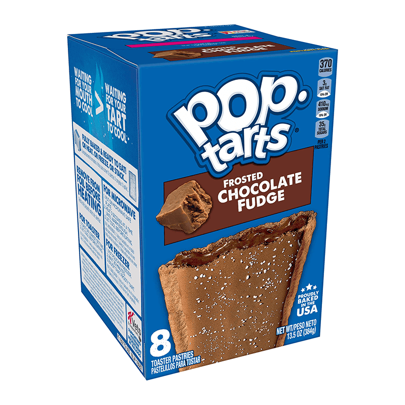 Kelloggs Pop-Tarts Frosted Chocolate Fudge 384g