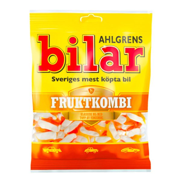 Ahlgrens Bilar Fruktkombi - 125 gram