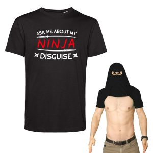 Ninja Disguise T-shirt - XX-Large