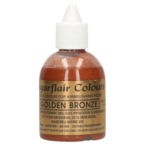 Ätbar Airbrushfärg Guld Brons