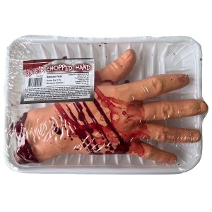 Avhuggen Hand på Bricka
