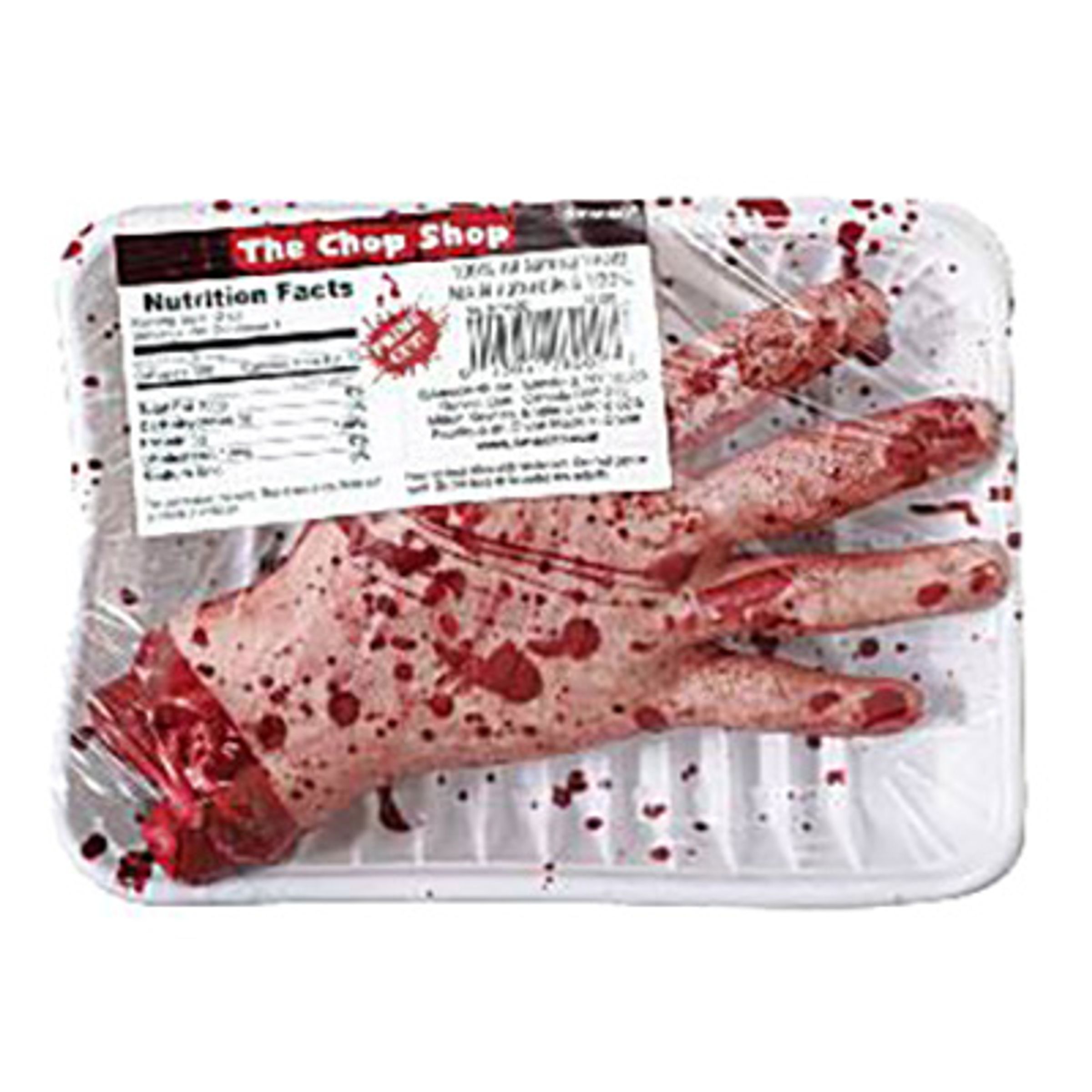 Avsågad Hand Förpackad