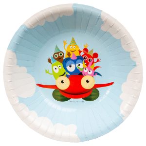 Babblarna Djupa Papperstallrikar