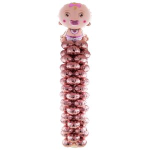 Baby Girl Ballongpelare