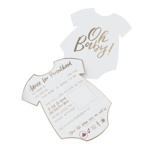 Baby Shower Kort Advice For Parenthood - 10-pack