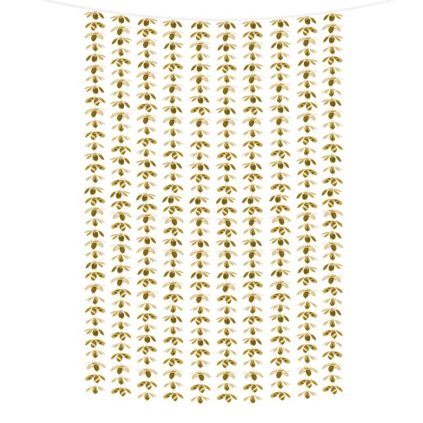 Backdrop Blommor Guld