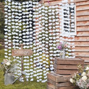 Backdrop Bröllop Blommor