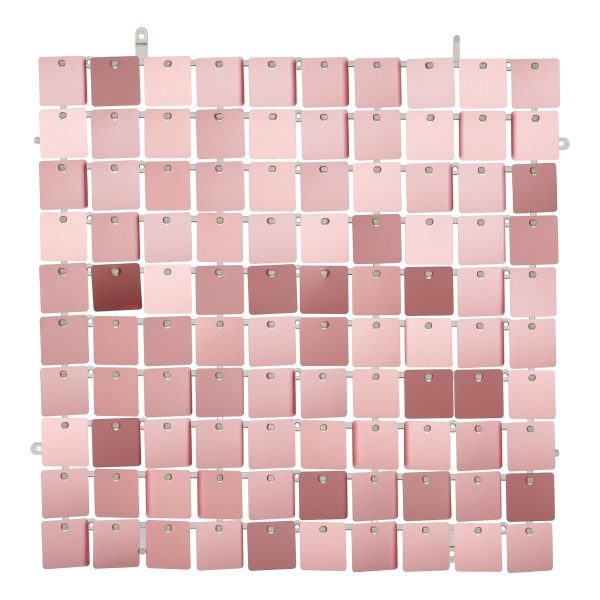 Backdrop Paljettpanel Roséguld