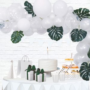 Ballongbåge Kit Vit & Pärlvit