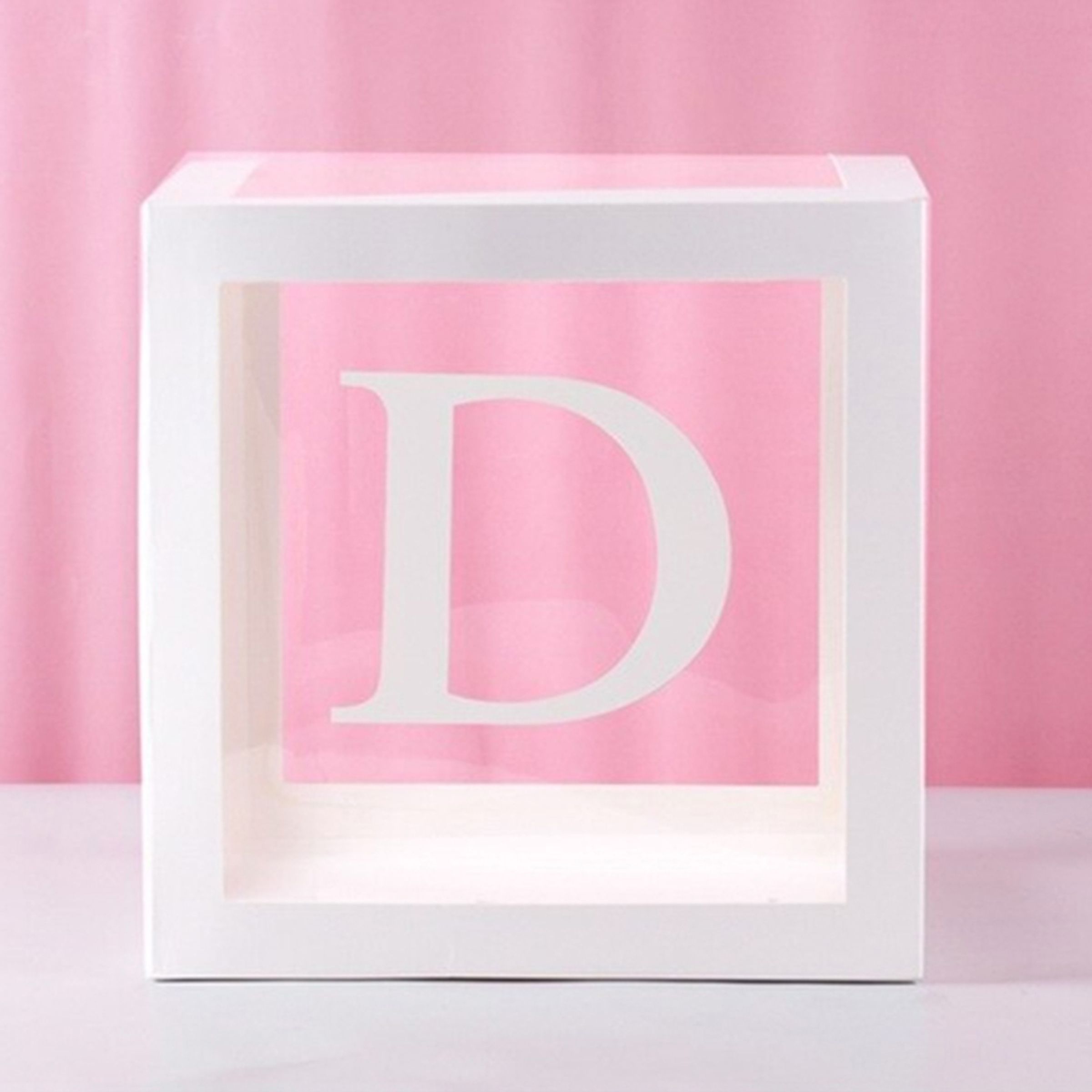 Ballongbox med Bokstav - Bokstav D