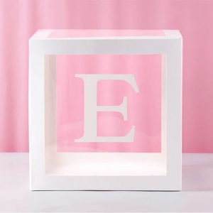 Ballongbox med Bokstav - Bokstav E