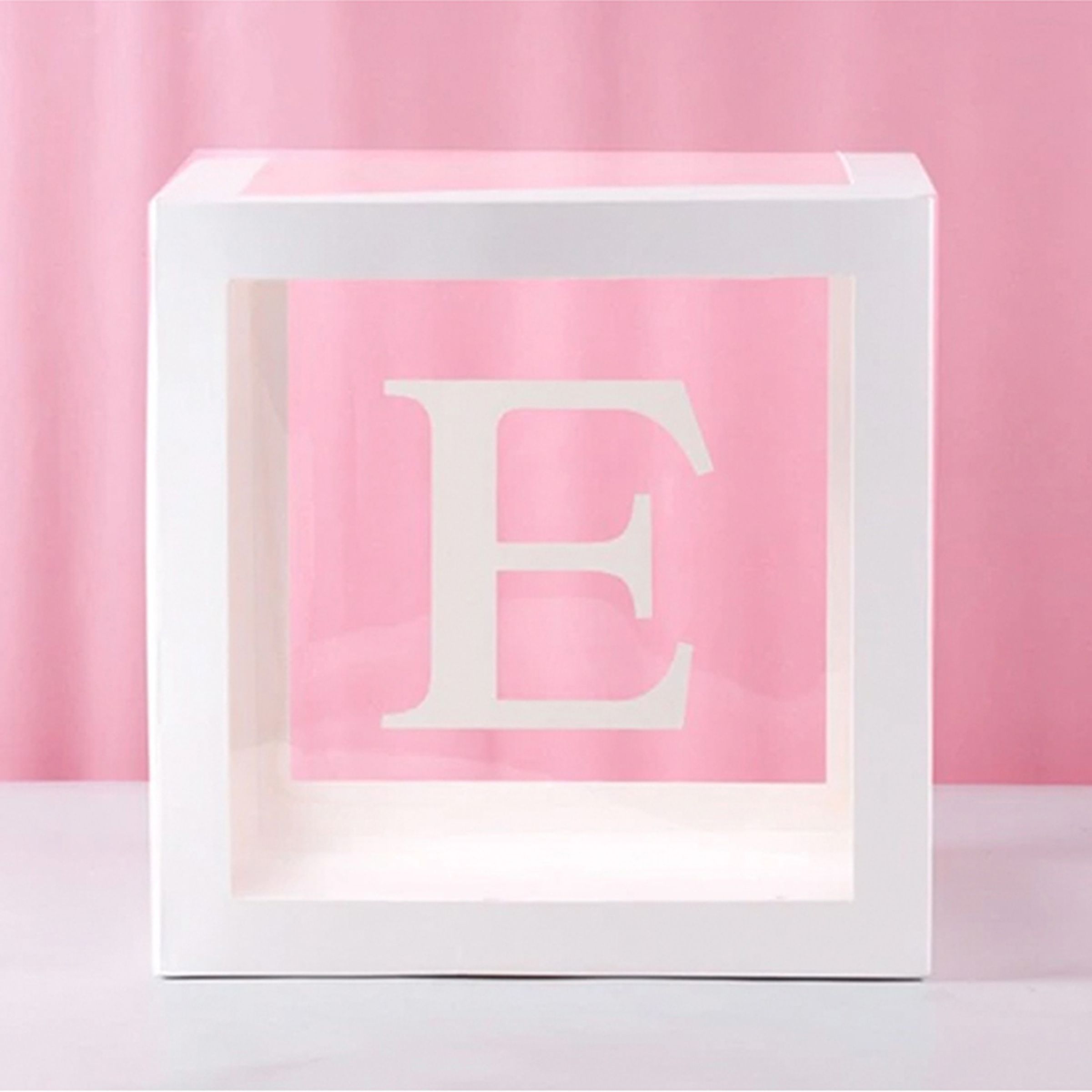 Ballongbox med Bokstav - Bokstav E