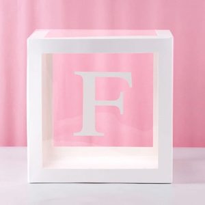 Ballongbox med Bokstav - Bokstav F