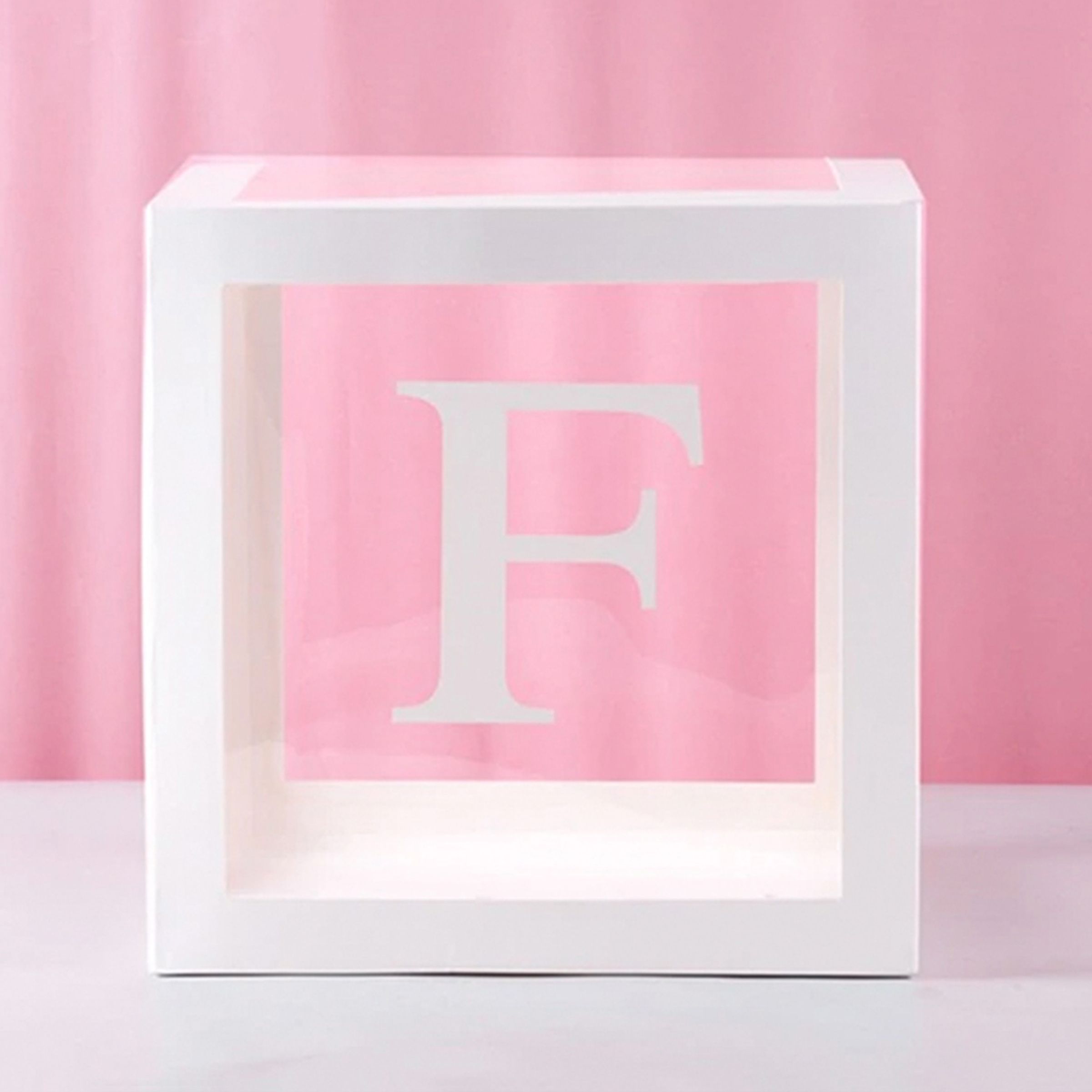 Ballongbox med Bokstav - Bokstav F