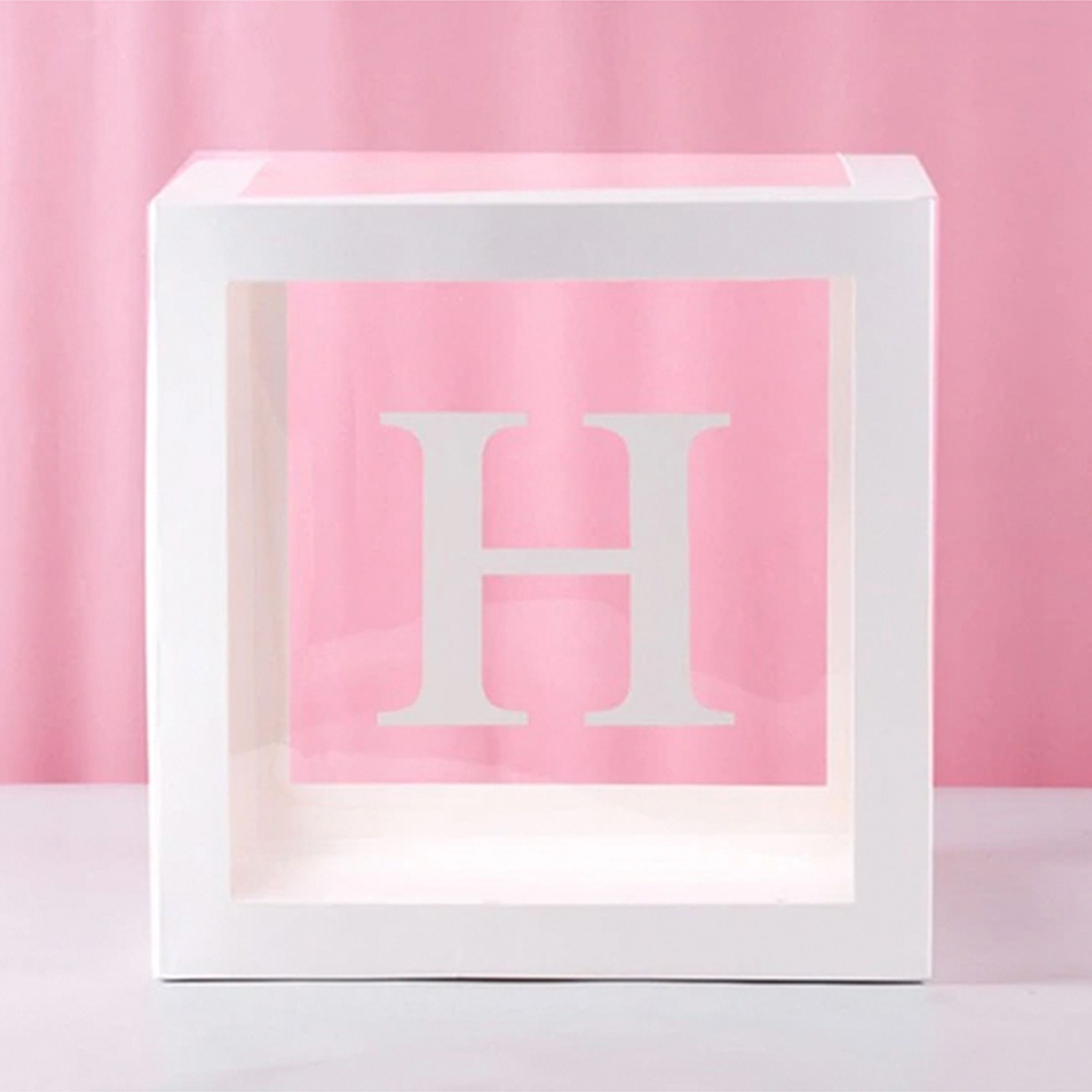 Ballongbox med Bokstav - Bokstav H