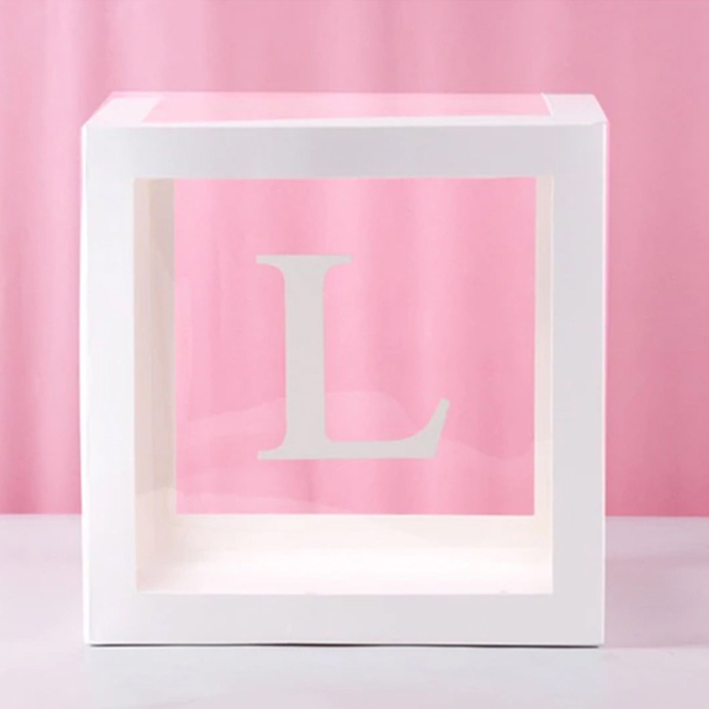 Ballongbox med Bokstav - Bokstav L