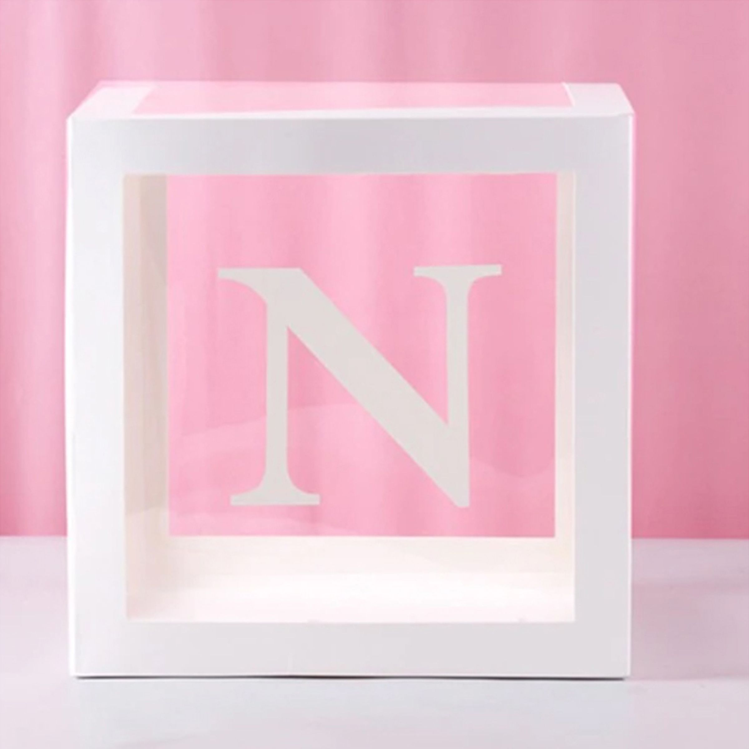 Ballongbox med Bokstav - Bokstav N