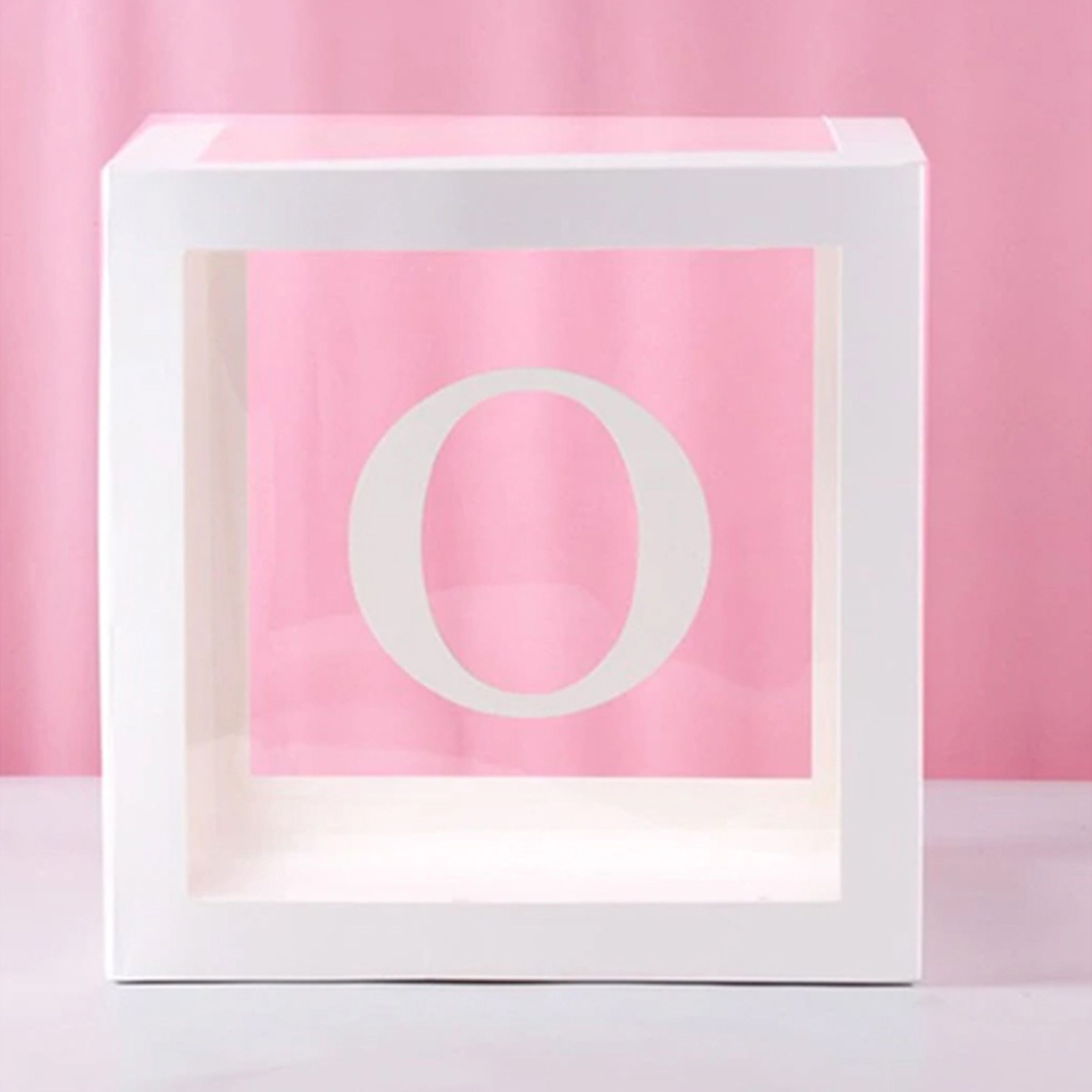 Ballongbox med Bokstav - Bokstav O