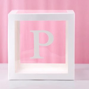 Ballongbox med Bokstav - Bokstav P