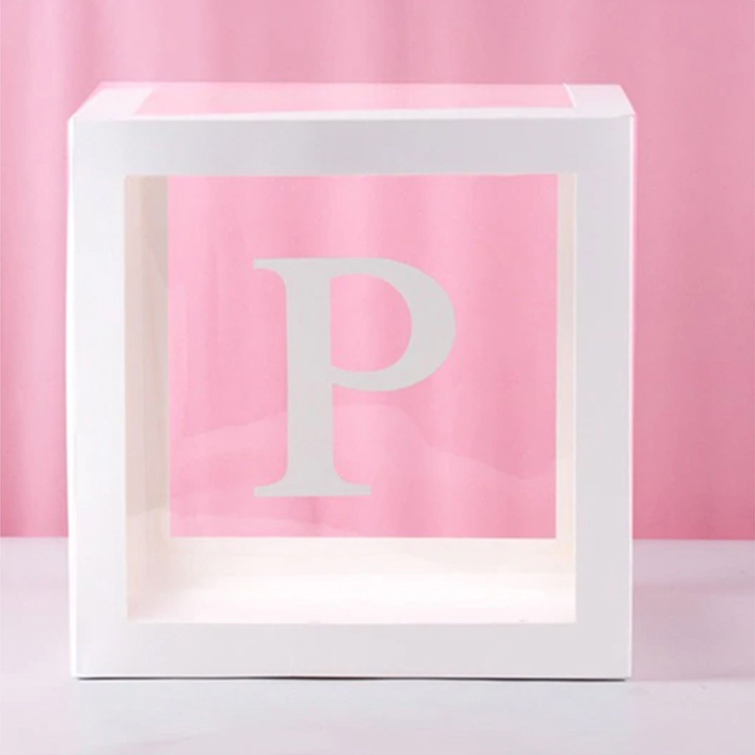 Ballongbox med Bokstav - Bokstav P