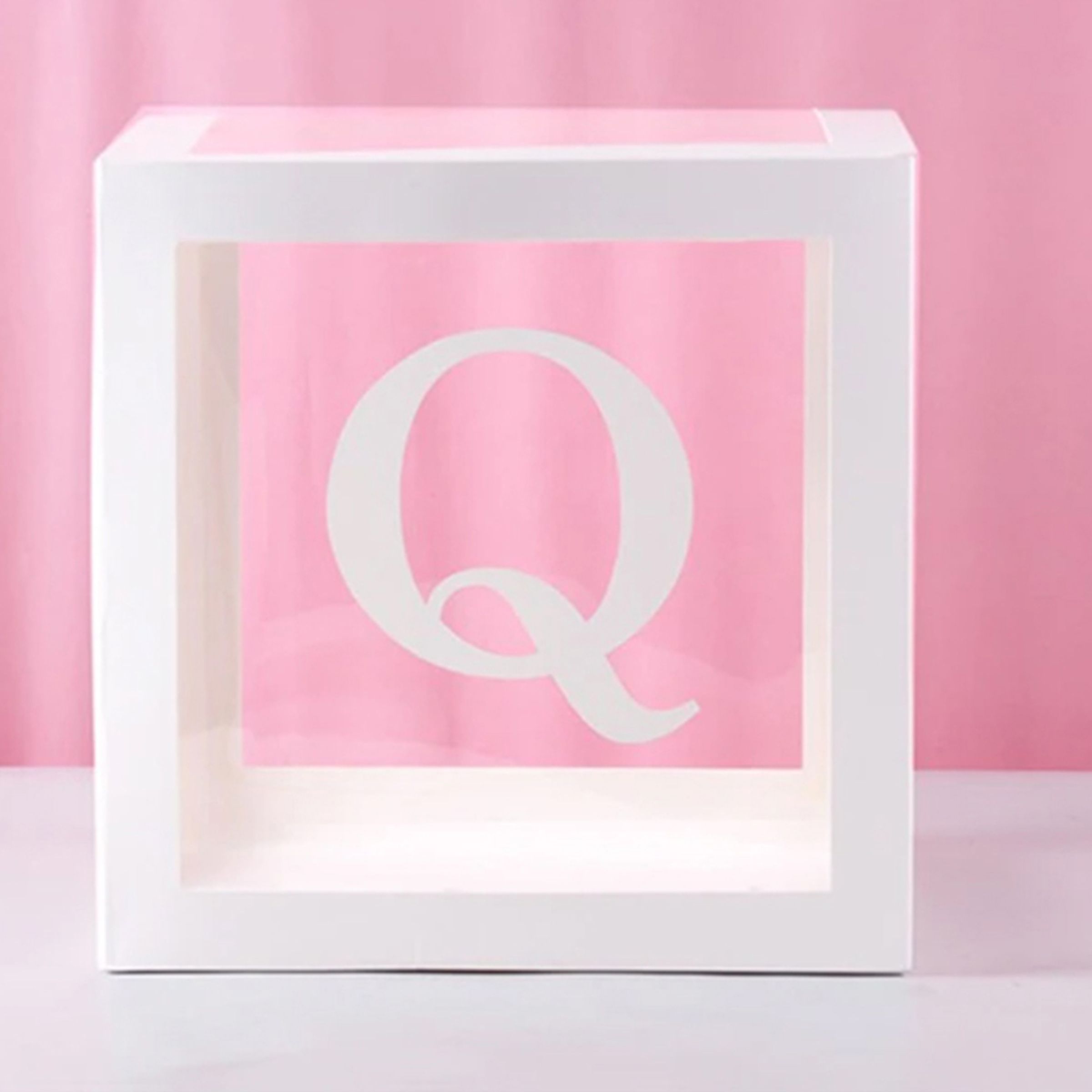 Ballongbox med Bokstav - Bokstav Q