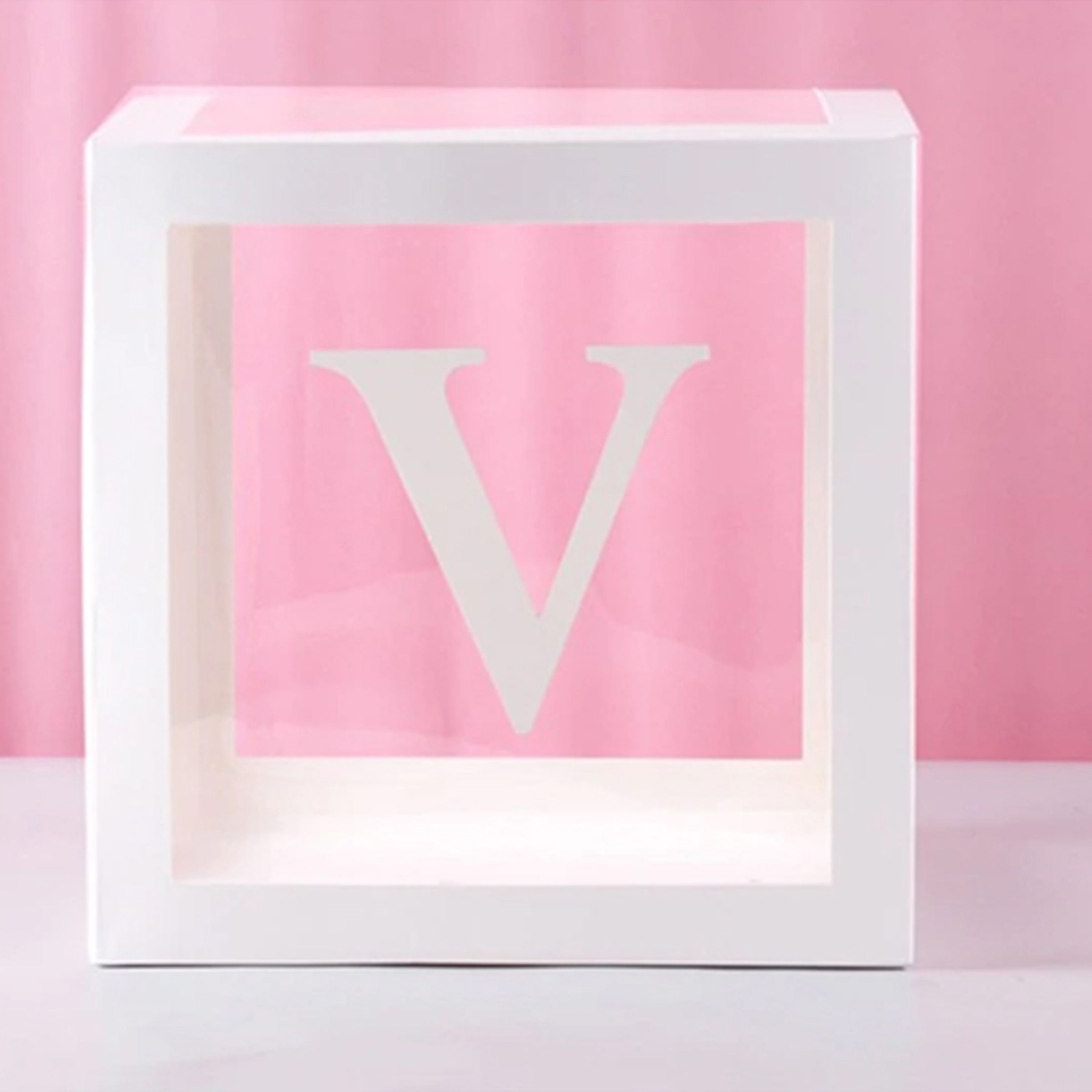 Ballongbox med Bokstav - Bokstav V