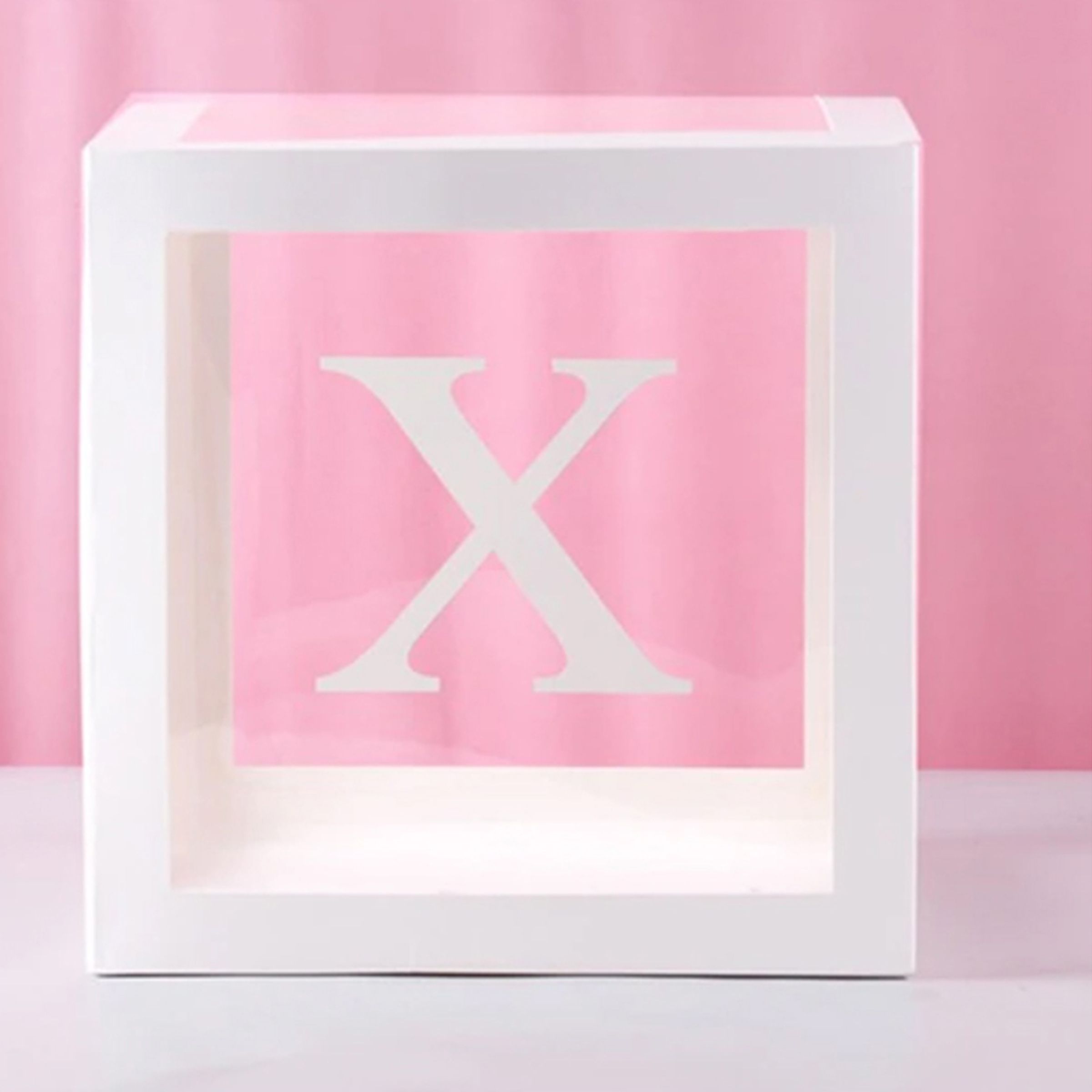 Ballongbox med Bokstav - Bokstav X