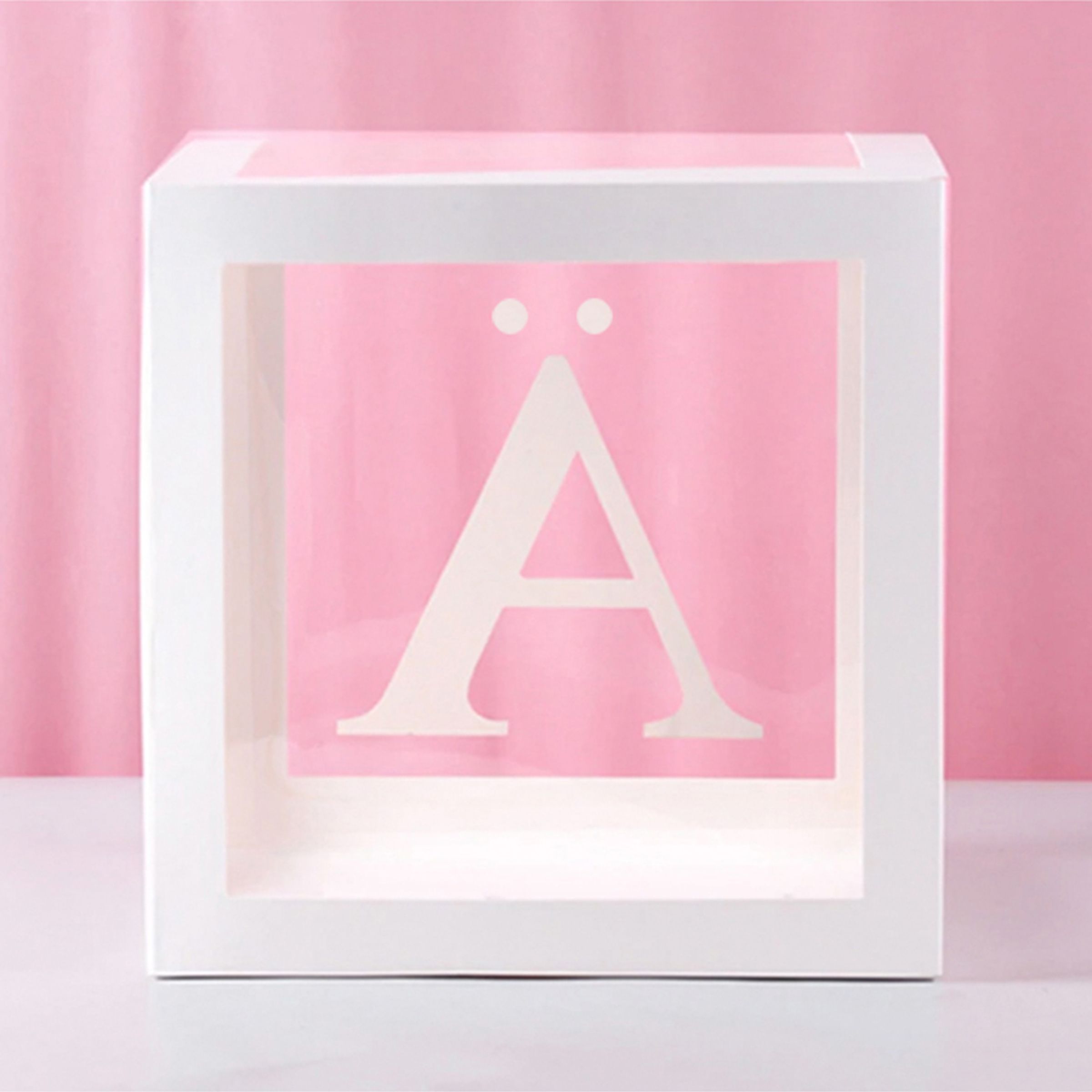 Ballongbox med Bokstav - Bokstav Ä