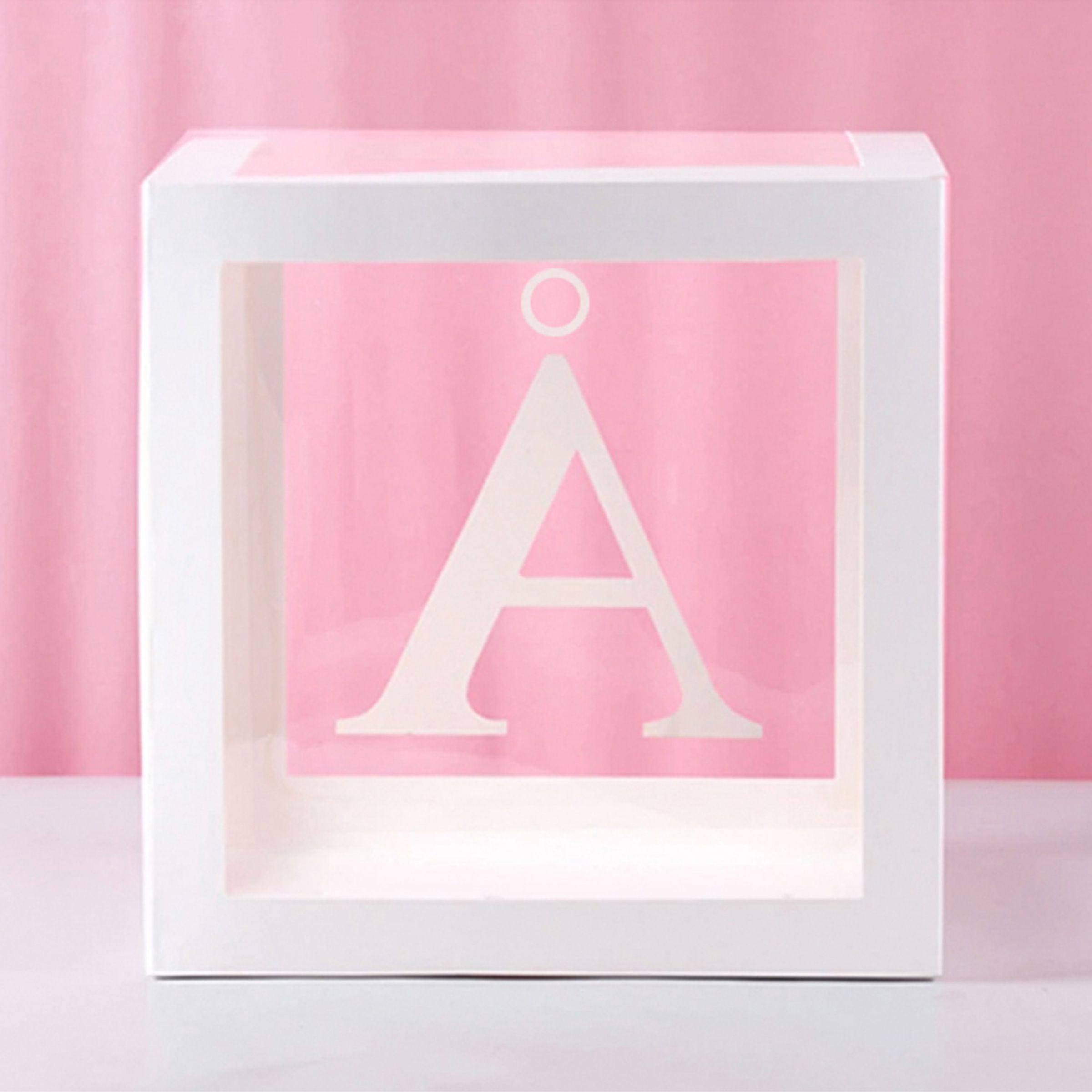 Ballongbox med Bokstav - Bokstav Å