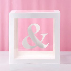 Ballongbox med Bokstav - Symbol &