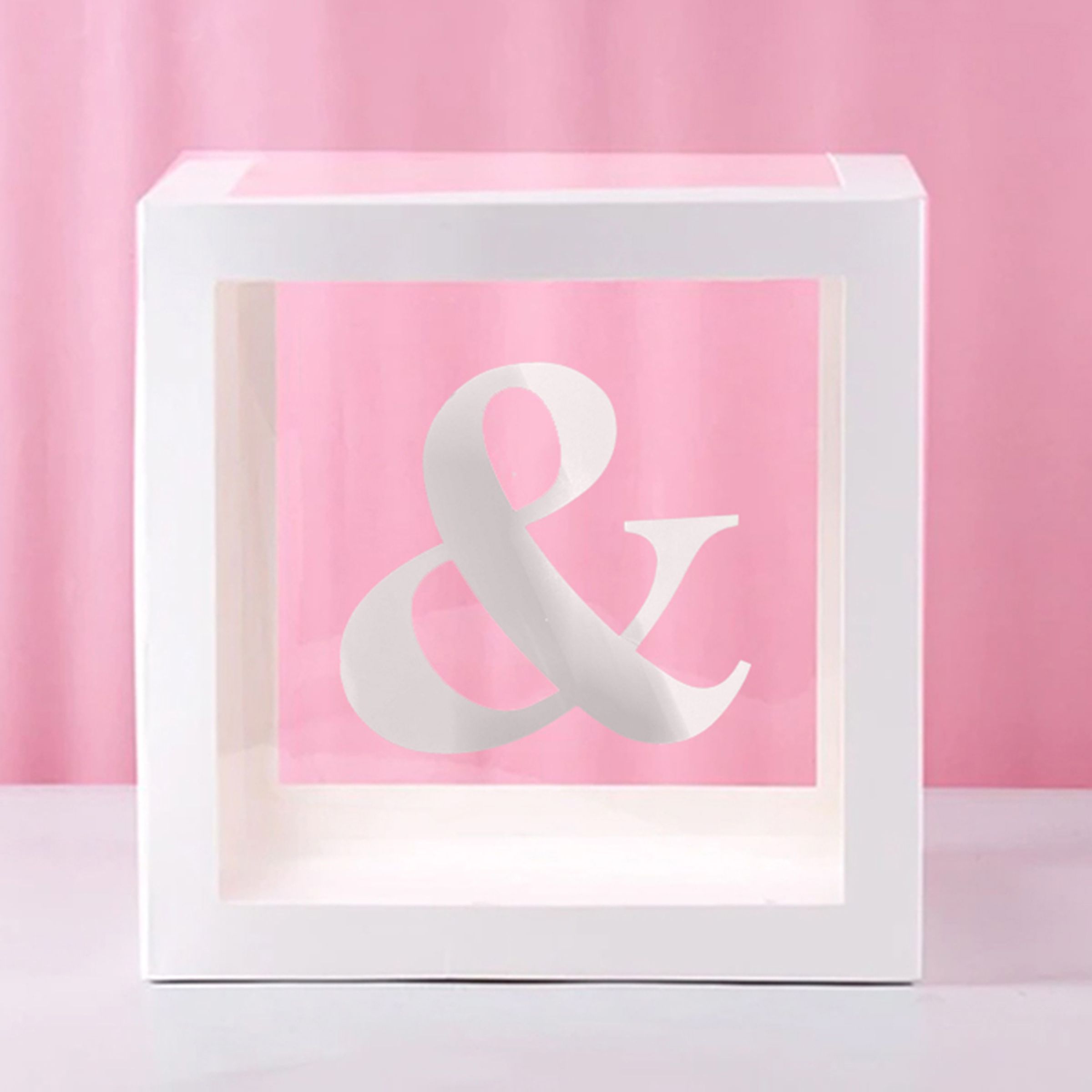 Ballongbox med Bokstav - Symbol &