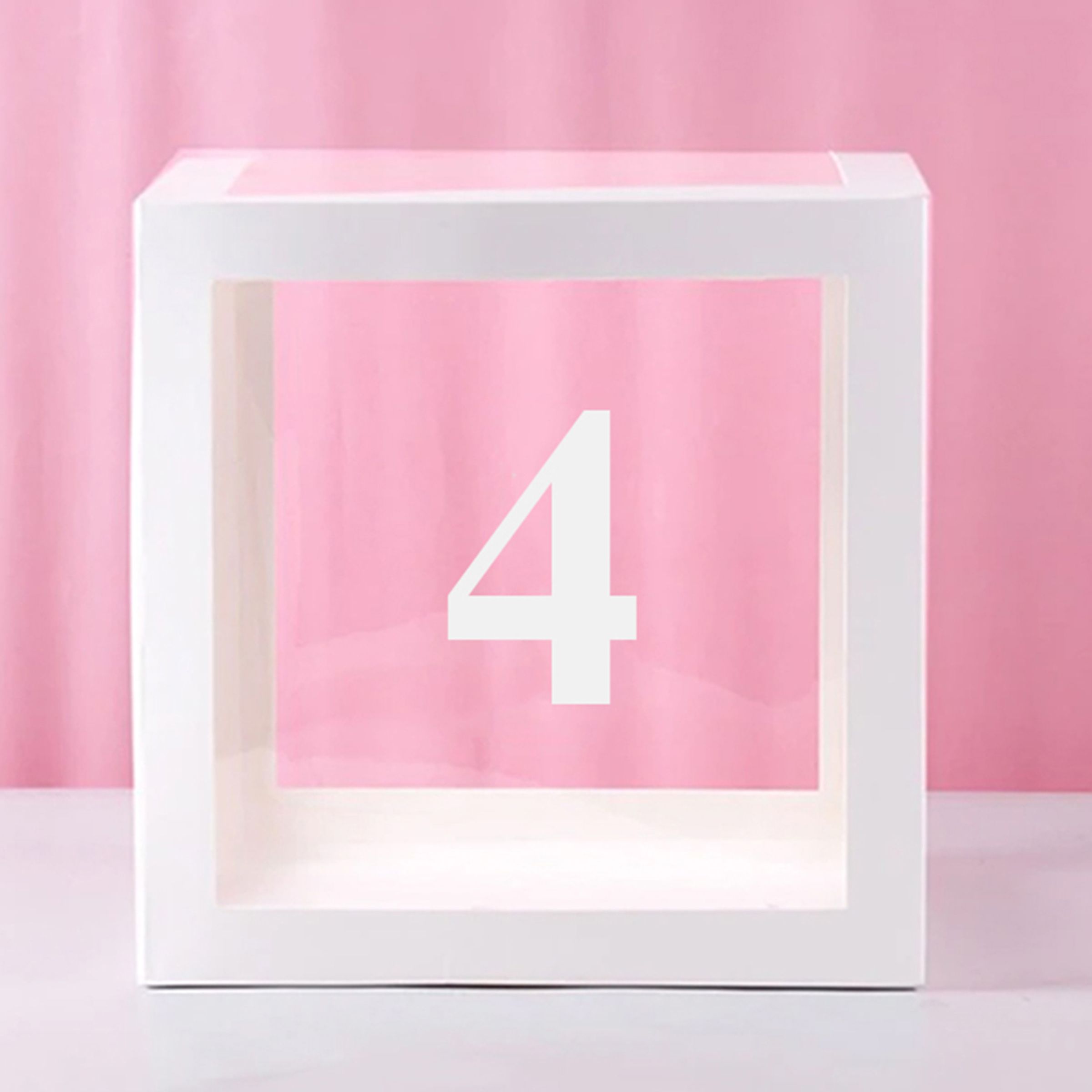 Ballongbox med Siffra - Siffra 4