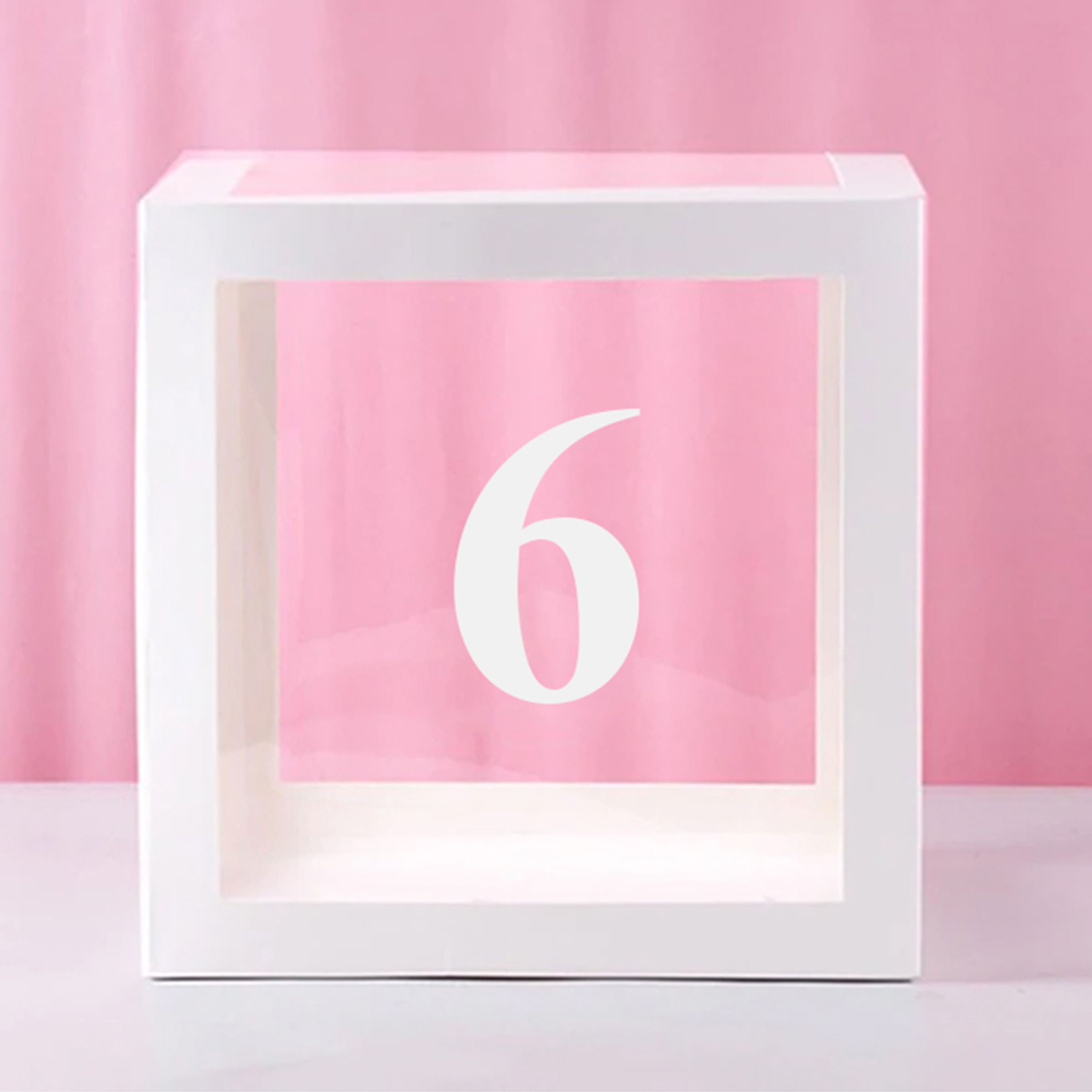 Ballongbox med Siffra - Siffra 6