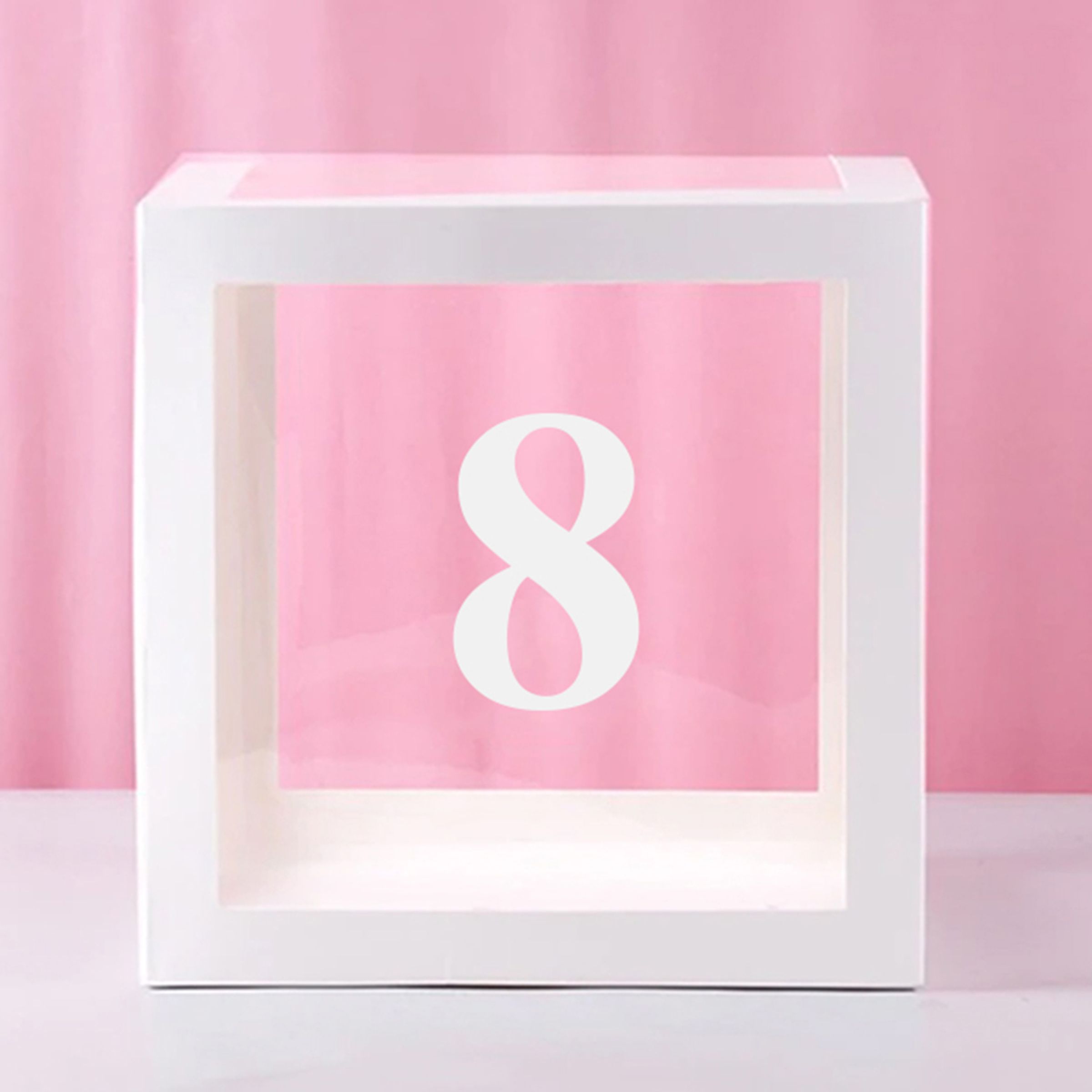 Ballongbox med Siffra - Siffra 8