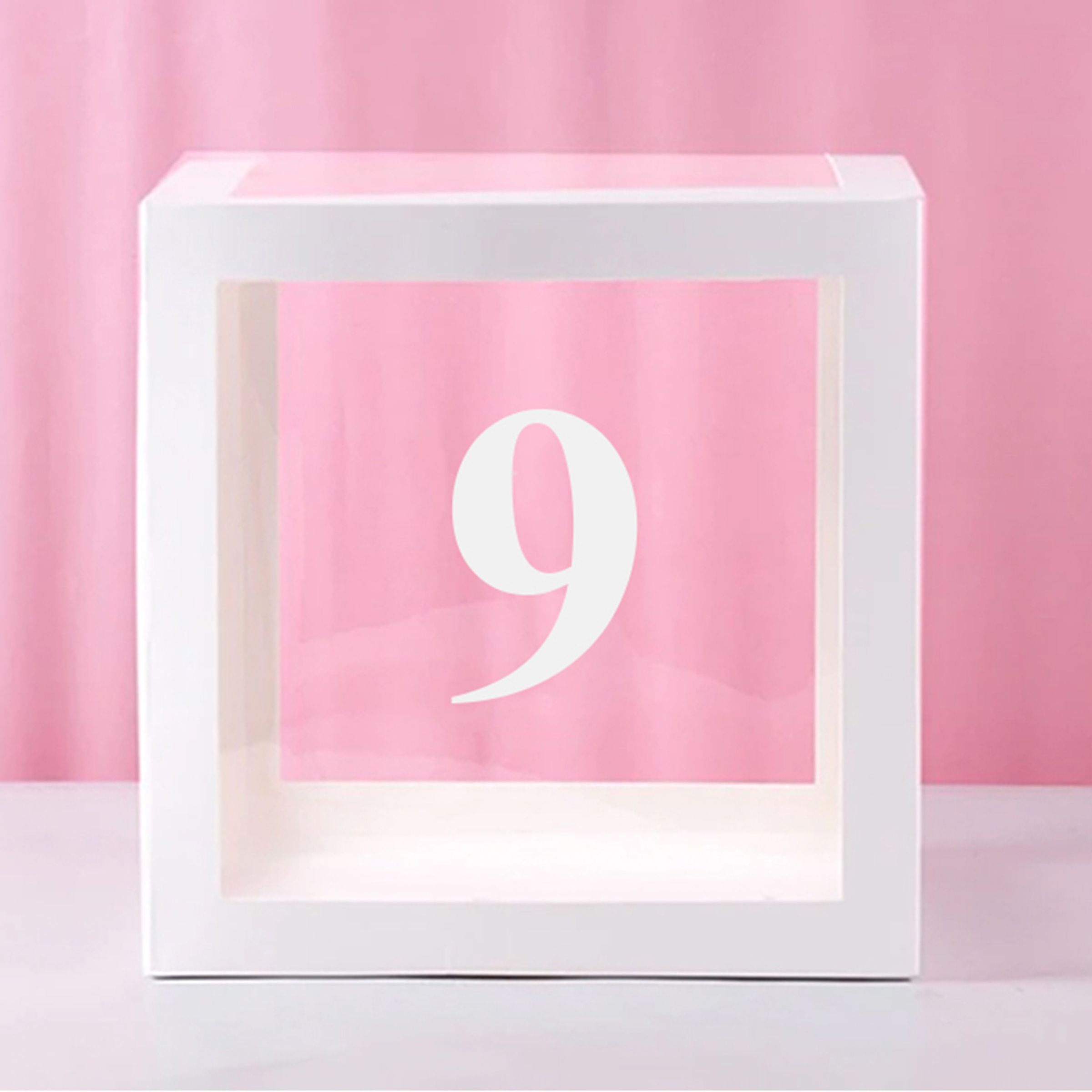 Ballongbox med Siffra - Siffra 9